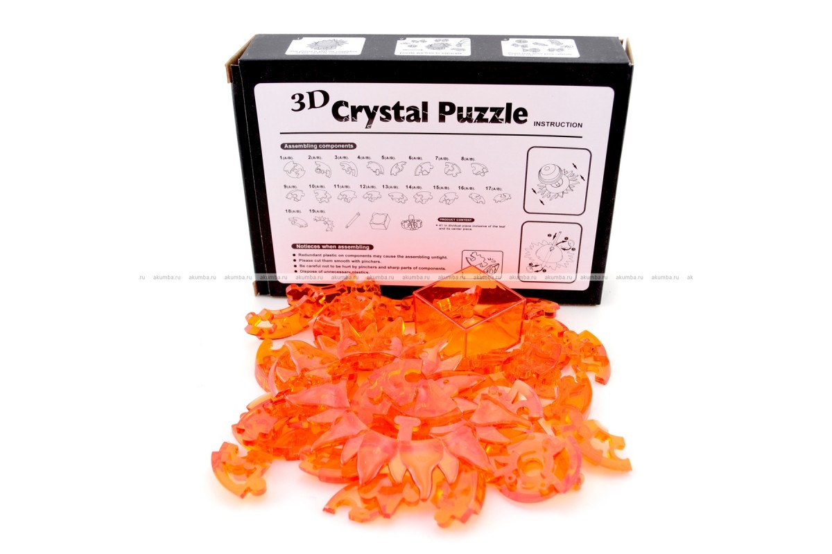 Кристалл Puzzle 3D - Солнце со светом Crystal Puzzle 3d